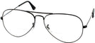 Aviator Black Crystal Ray-Ban 3025L Bifocal View #1