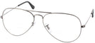 Aviator Gunmetal Crystal Ray-Ban 3025L Bifocal View #1