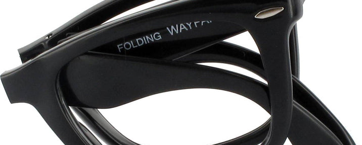 Wayfarer Black Crystal Ray-Ban 4105 Single Vision Full Frame View #1