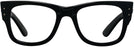 Square Black Ray-Ban 0840V Single Vision Full Frame View #2