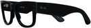 Square Black Ray-Ban 0840V Single Vision Full Frame View #3
