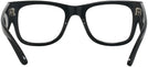 Square Black Ray-Ban 0840V Single Vision Full Frame View #4