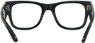 Square Black Ray-Ban 0840V Single Vision Full Frame View #4
