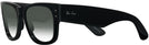 Square Black Ray-Ban 0840V w/ Gradient Bifocal Reading Sunglasses View #3