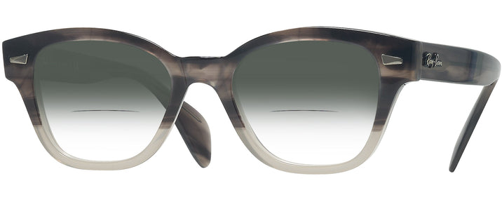 Wayfarer GRADIENT GREY HAVANA Ray-Ban 0880 w/ Gradient Bifocal Reading Sunglasses View #1