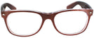 Wayfarer Brown Crystal Ray-Ban 2132L Single Vision Full Frame View #2