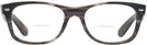 Wayfarer Striped Grey Havana Ray-Ban 2132 Bifocal View #2