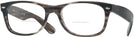 Wayfarer Striped Grey Havana Ray-Ban 2132 Bifocal View #1