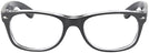 Wayfarer Brushed Gunmetal Ray-Ban 2132 Single Vision Full Frame View #2