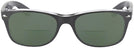 Wayfarer Brushed Gunmetal Ray-Ban 2132 Bifocal Reading Sunglasses View #2