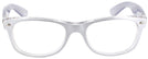Wayfarer Transparent Silver Ray-Ban 2132 Progressive No-Lines View #2