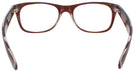 Wayfarer Brown Crystal Ray-Ban 2132 Progressive No-Lines View #4