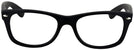Wayfarer Rubber Black Ray-Ban 2132 Progressive No-Lines View #2