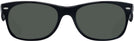 Wayfarer Black Ray-Ban 2132 Classic Progressive Reading Sunglasses View #2
