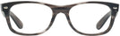 Wayfarer Striped Grey Havana Ray-Ban 2132 Single Vision Full Frame View #2
