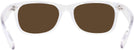 Wayfarer Transparent Ray-Ban 2132L Progressive Reading Sunglasses View #4