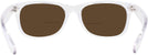 Wayfarer Transparent Ray-Ban 2132L Bifocal Reading Sunglasses View #4