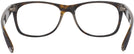 Wayfarer Tortoise Ray-Ban 2132 XL Classic Progressive No-Lines View #4