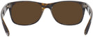 Wayfarer Tortoise Ray-Ban 2132 XL Classic Progressive Reading Sunglasses View #4