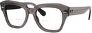 Square Transparent Grey Ray-Ban 2186 Bifocal View #1