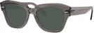 Square Transparent Grey Ray-Ban 2186 Progressive Reading Sunglasses View #1