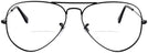Aviator Black Ray-Ban 3025L Bifocal View #2