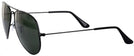 Aviator Black Ray-Ban 3025L View #3