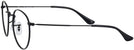 Round Matte Black Ray-Ban 3447V Bifocal View #3