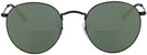 Round Matte Black Ray-Ban 3447V Bifocal Reading Sunglasses View #2