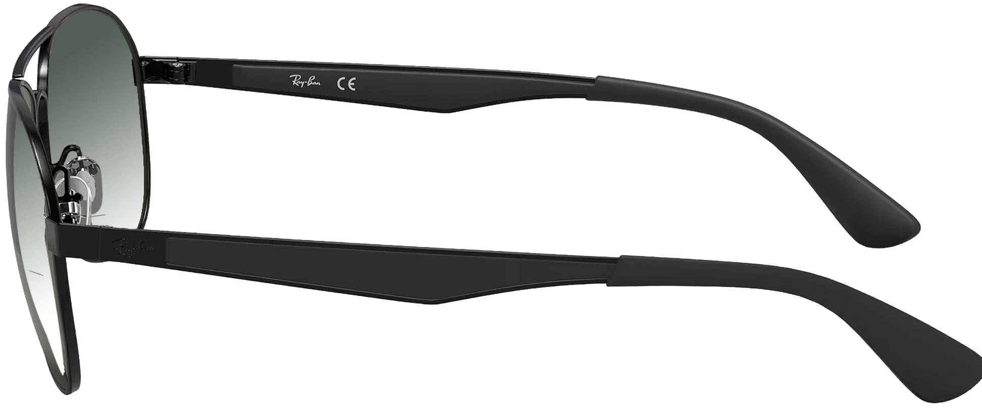 ビビ Black Ray-Ban 3549 w/ Gradient Bifocal Reading Sunglasses