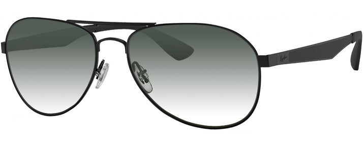 Aviator Black Ray-Ban 3549 w/ Gradient Progressive Reading Sunglasses View #1