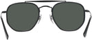 Aviator Black Ray-Ban 3648M Progressive Reading Sunglasses View #4