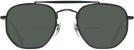 Aviator Black Ray-Ban 3648M Bifocal Reading Sunglasses View #2