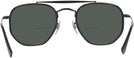Aviator Black Ray-Ban 3648M Bifocal Reading Sunglasses View #4