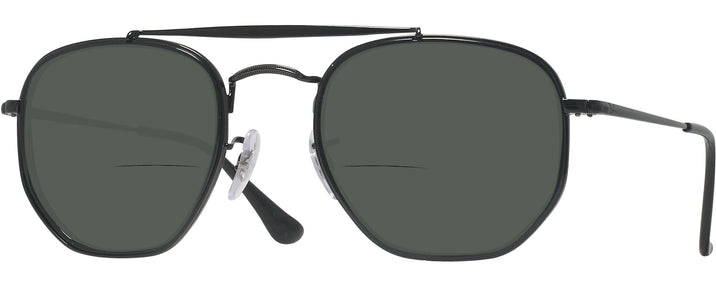 Aviator Black Ray-Ban 3648M Bifocal Reading Sunglasses View #1