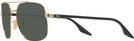 Aviator,Square Black On Gold Ray-Ban 3699 Bifocal Reading Sunglasses View #3