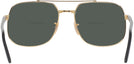 Aviator,Square Black On Gold Ray-Ban 3699 Bifocal Reading Sunglasses View #4