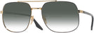 Aviator,Square Black On Gold Ray-Ban 3699 w/ Gradient Bifocal Reading Sunglasses View #1