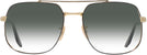 Aviator,Square Black On Gold Ray-Ban 3699 w/ Gradient Progressive Reading Sunglasses View #2