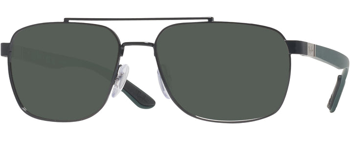 Aviator,Rectangle Black/dark Green Lens Ray-Ban 3701 View #1