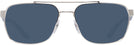 Aviator,Rectangle Silver/dark Grey Lens Ray-Ban 3701 View #2