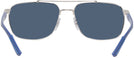 Aviator,Rectangle Silver/dark Grey Lens Ray-Ban 3701 View #4