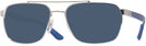 Aviator,Rectangle Silver/dark Grey Lens Ray-Ban 3701 View #1