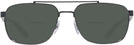 Aviator,Rectangle Black Ray-Ban 3701 Bifocal Reading Sunglasses View #2