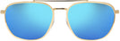 Aviator Gold Ray-Ban 3708 w/ Mirror Progressive Reading Sunglasses View #2