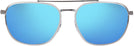 Aviator Gunmetal Ray-Ban 3708 w/ Mirror Progressive Reading Sunglasses View #2