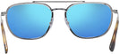 Aviator Gunmetal Ray-Ban 3708 w/ Mirror Progressive Reading Sunglasses View #4