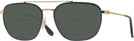 Aviator Black On Gold Ray-Ban 3708 Bifocal Reading Sunglasses View #1