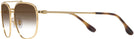 Aviator Gold Ray-Ban 3708 w/ Gradient Bifocal Reading Sunglasses View #3