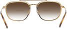 Aviator Gold Ray-Ban 3708 w/ Gradient Bifocal Reading Sunglasses View #4
